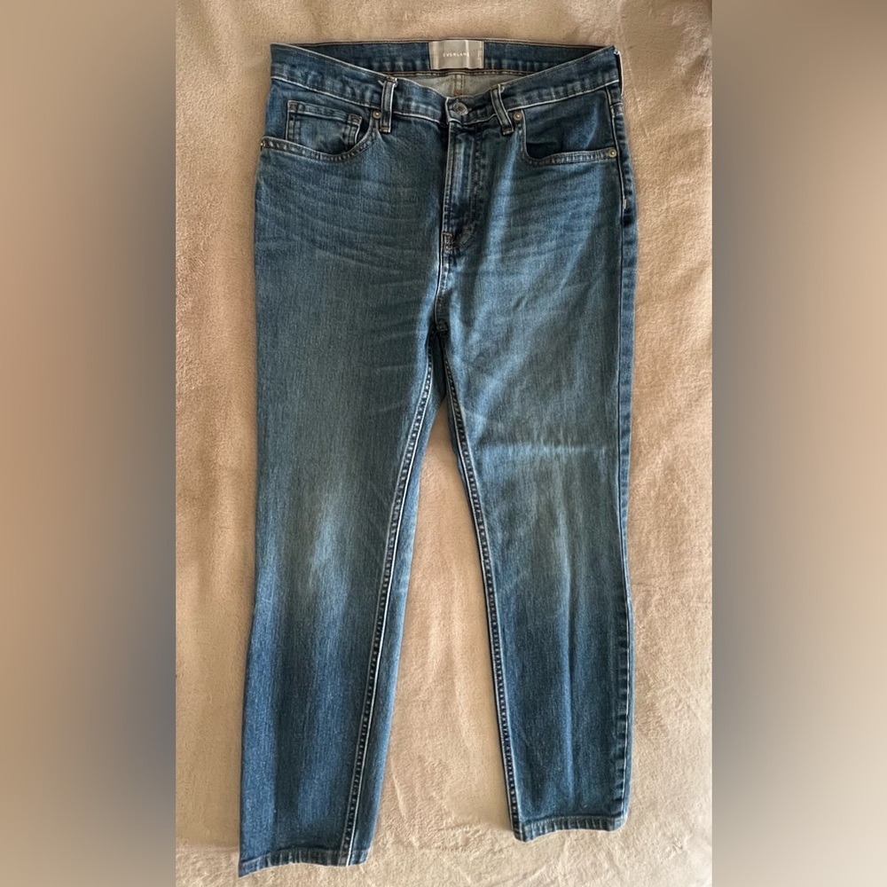 Everlane Classic High Rise Blue Jeans